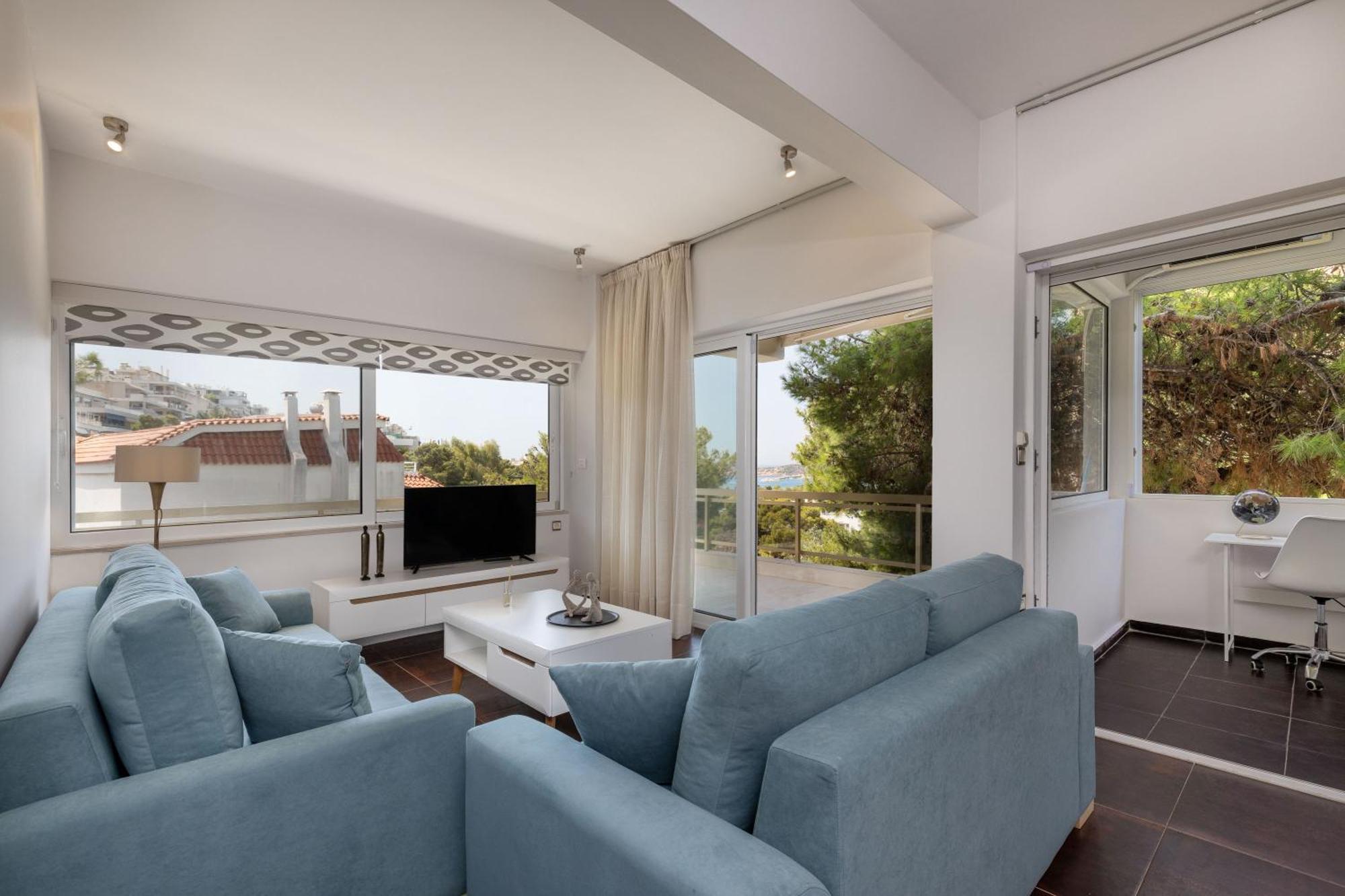 Relux Sea View 2 Bedroom Apartment By Blupine Athens Exterior photo